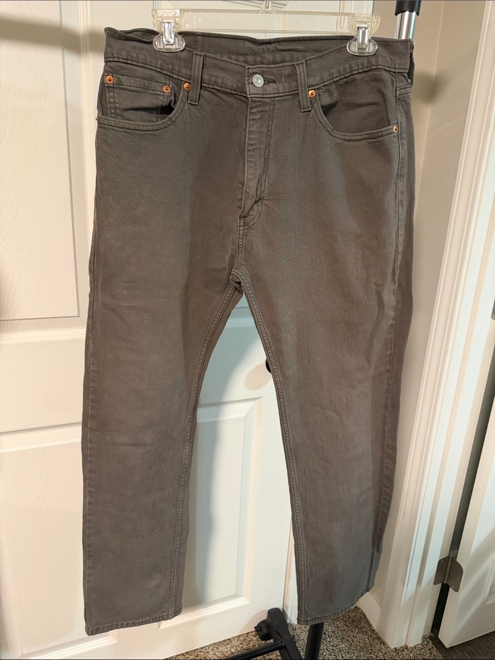 Slim Straight Men's Jeans in Gray - Levi’s